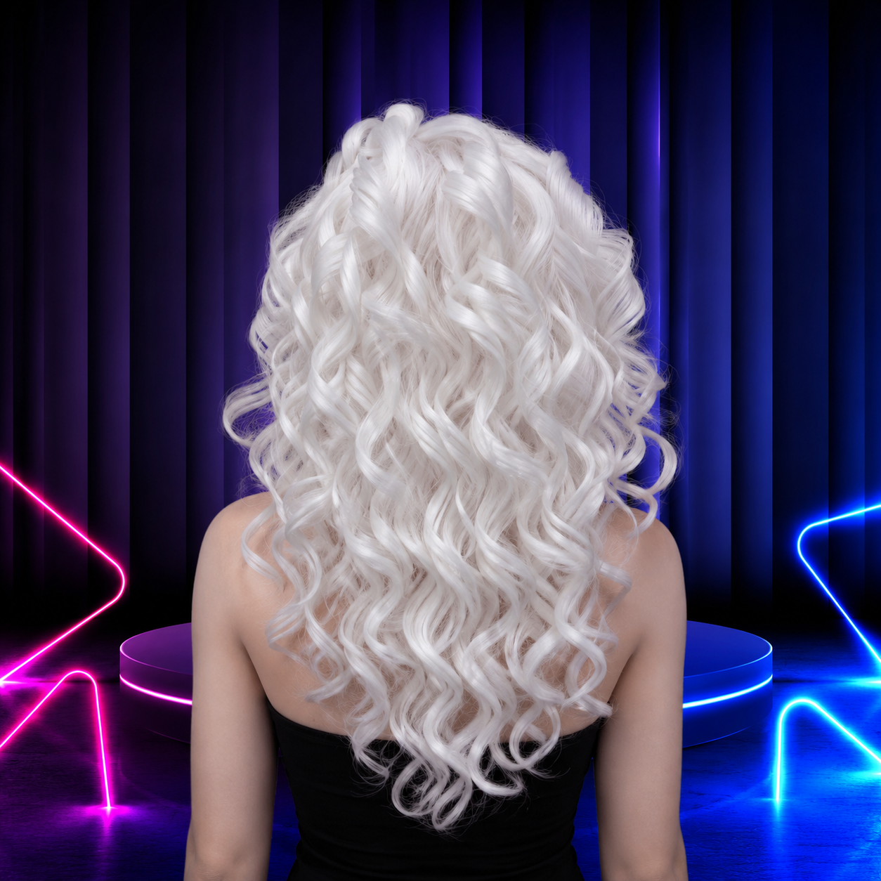 Premium lace front wig for drag queens in Australia with natural hairline and volume.