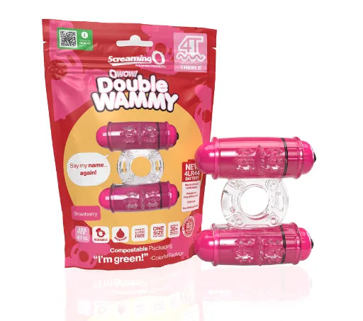 Screaming O 4T Double Wammy - Strawberry - Take A Peek