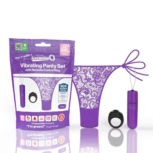 My Secret Screaming O 4T Panty Vibe - Grape - Take A Peek