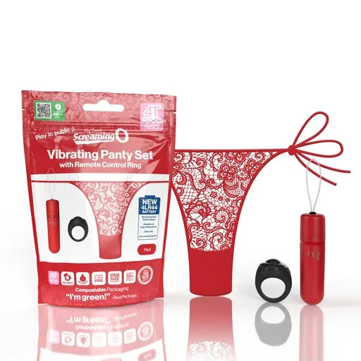 My Secret Screaming O 4T Panty Vibe - Red - Take A Peek