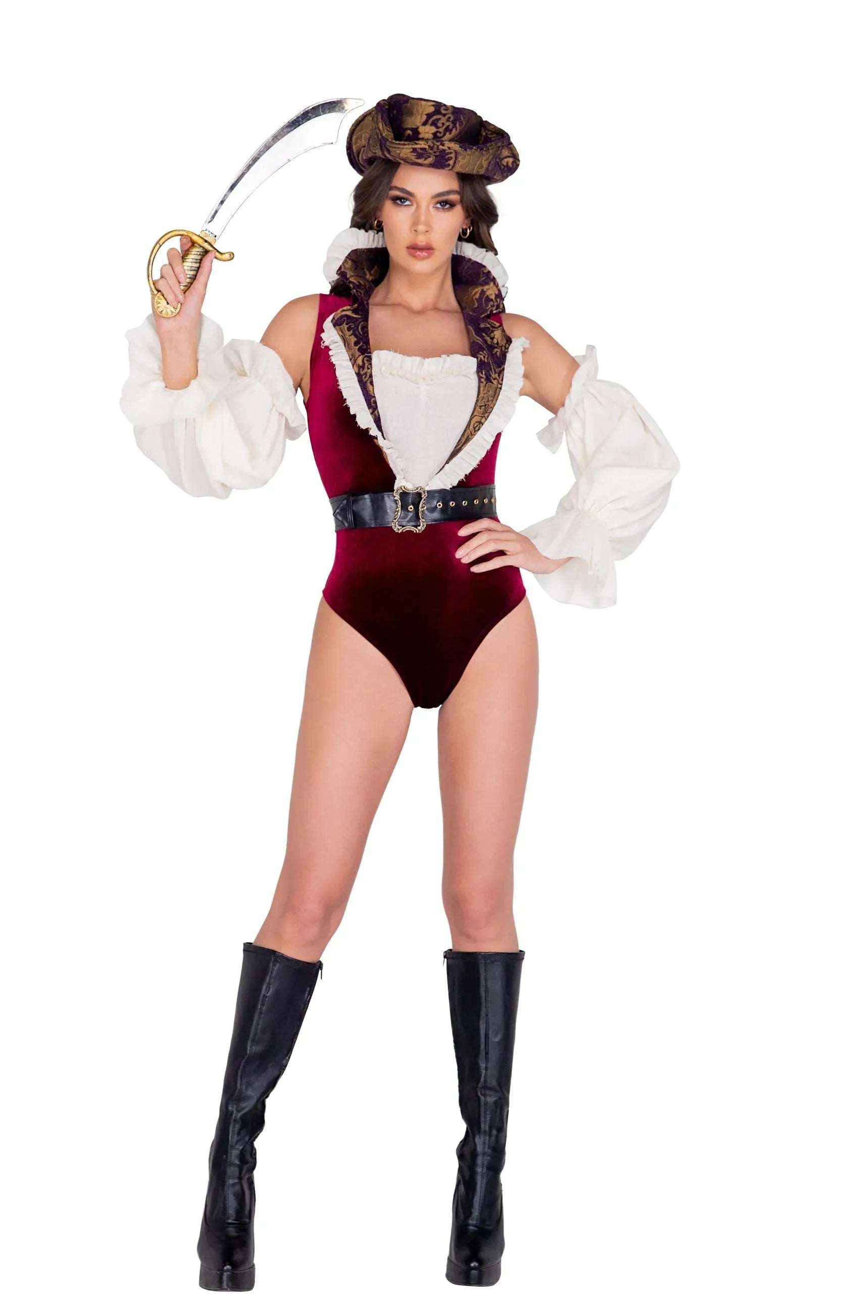 5032 - 5pc Sultry Pirate Costume - Take A Peek