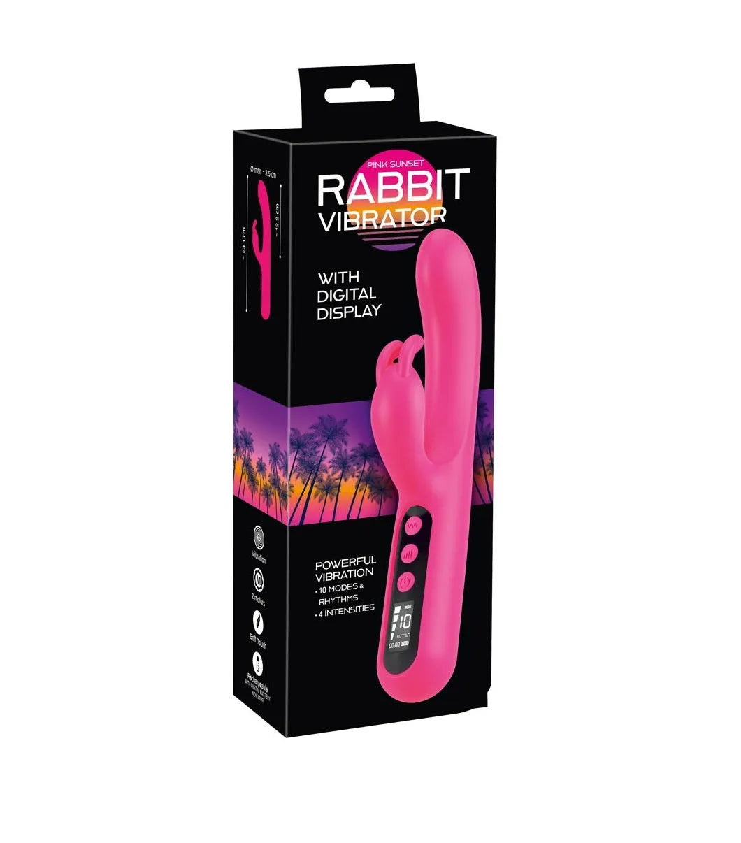 Pink Sunset Rabbit Vibrator - Take A Peek