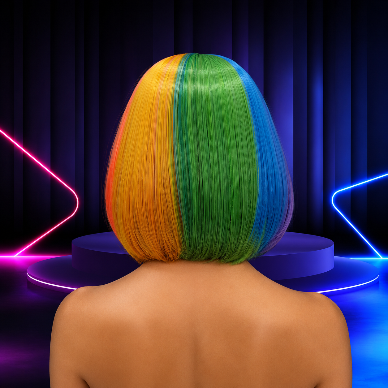 Premium lace front wig for drag queens in Australia with natural hairline and volume.
