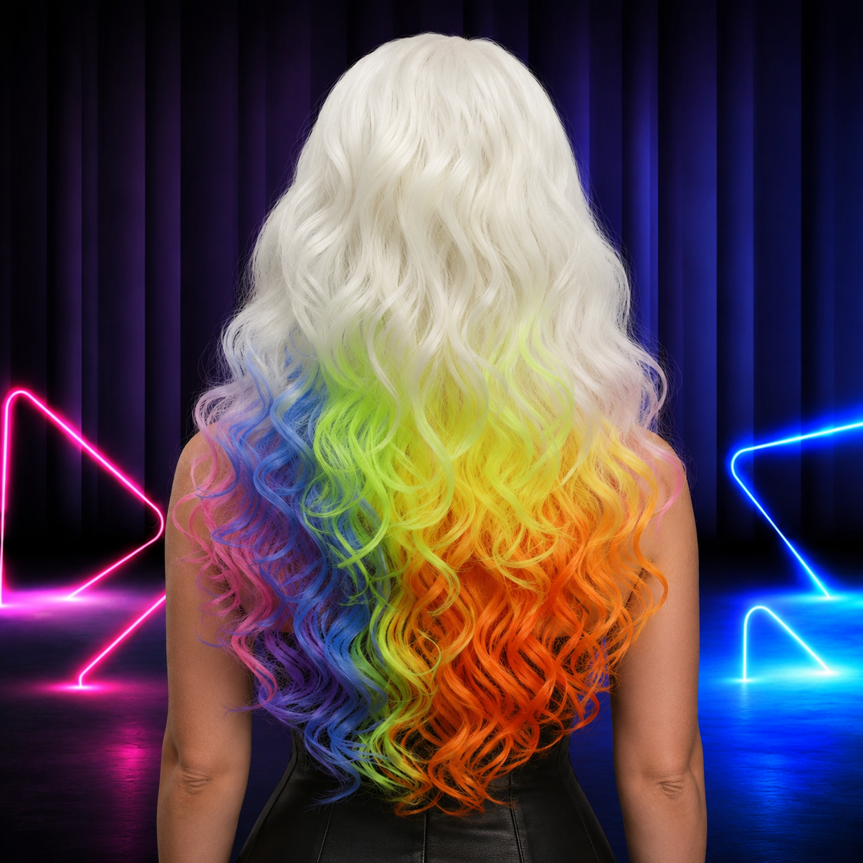 Premium lace front wig for drag queens in Australia with natural hairline and volume.