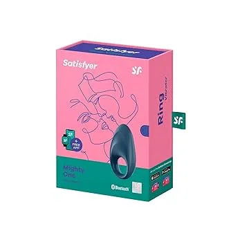 Satisfyer Mighty One - App Controlled Vibrating Cock Ring - Take A Peek
