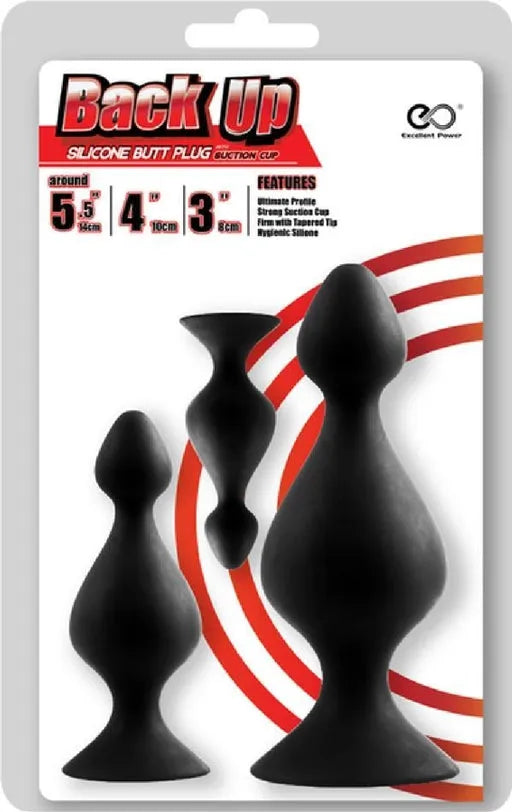 Back Up Kit Butt Plug Set 3 Sizes - Take A Peek