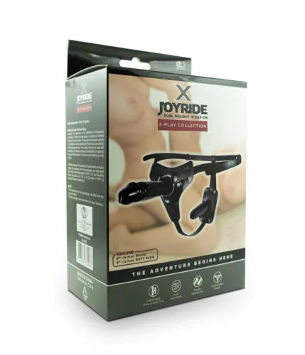 X JOYRIDE 6" & 5" DUAL DELIGHT STRAP-ON - Take A Peek