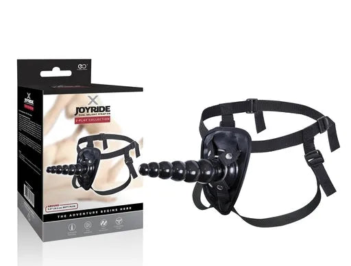 X JOYRIDE 6.5" PVC STRAP-ON BUTT PLUG - Take A Peek