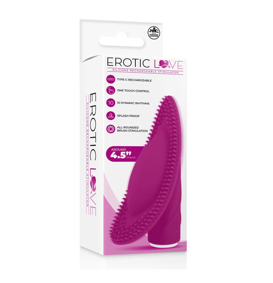 SILICONE 10 SPEED RECHARGEABLE VIBRATOR -PINK - Take A Peek