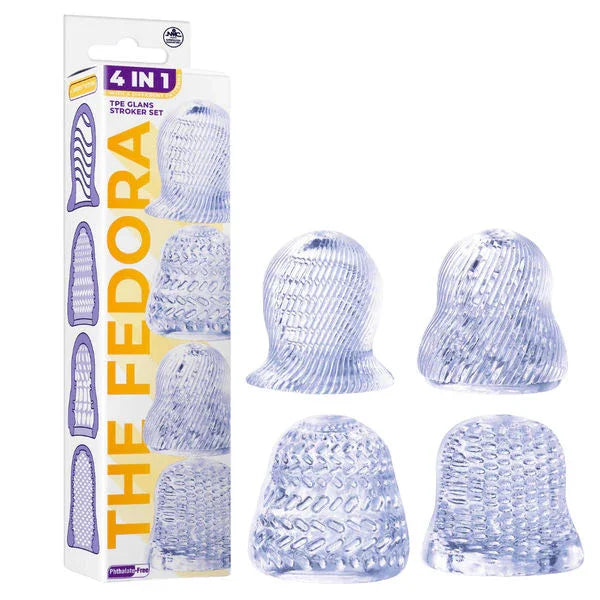 THE FEDORA 4 SET MASTURBATOR TRANSPARENT - Take A Peek