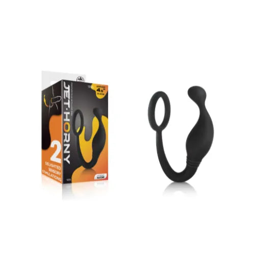 JET HORNY SILICONE PROSTATE PLUG M - Take A Peek