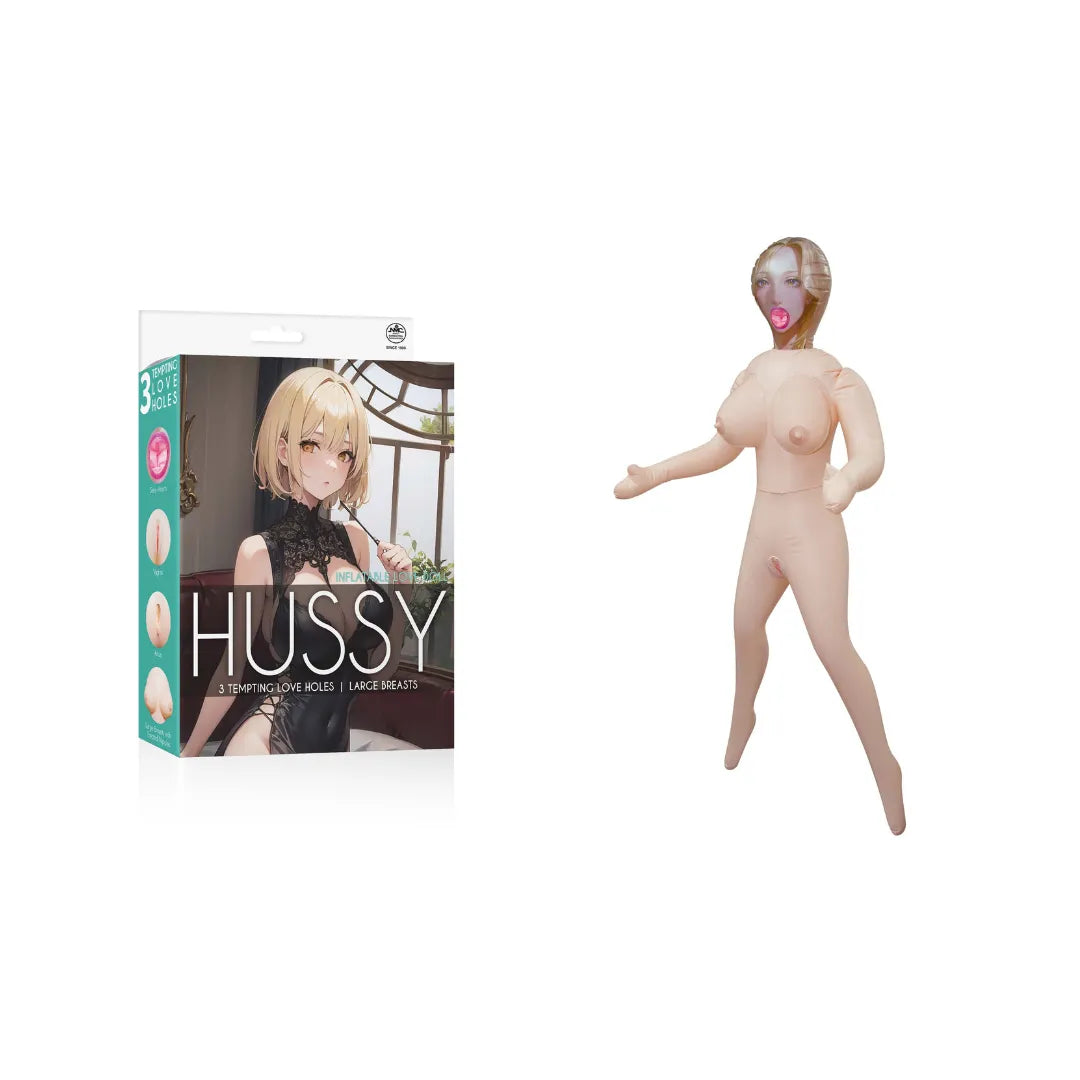HUSSY INFLATABLE JAPANESE LOVE DOLL 4 - Take A Peek