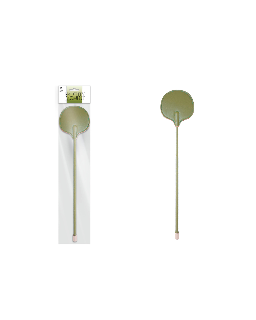 NAUGHTY MOMENT PU PADDLE GREEN - Take A Peek