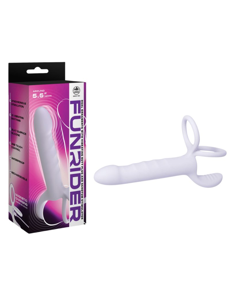 Funrider RECHARGEABLE SILICONE VIBRATOR-649219