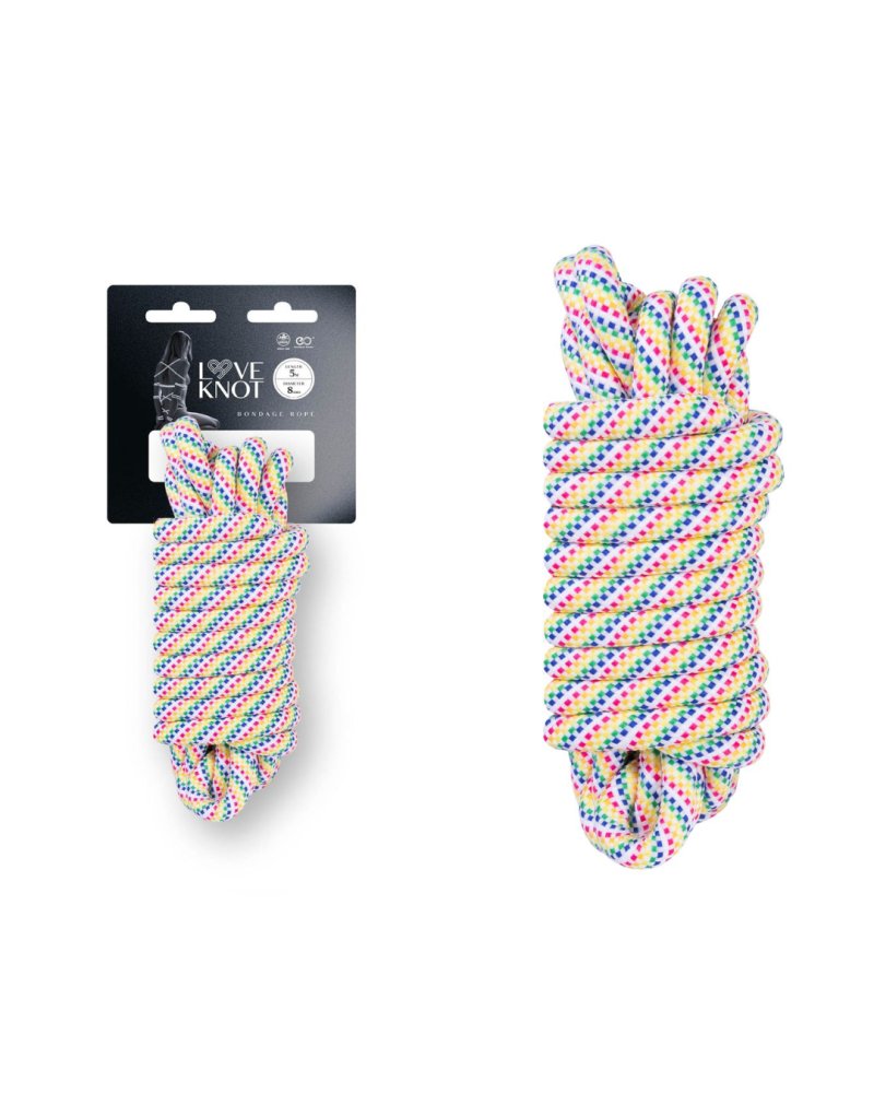 Love Knot 5M 8MM THICK POLYESTER ROPE - Rainbow-649264