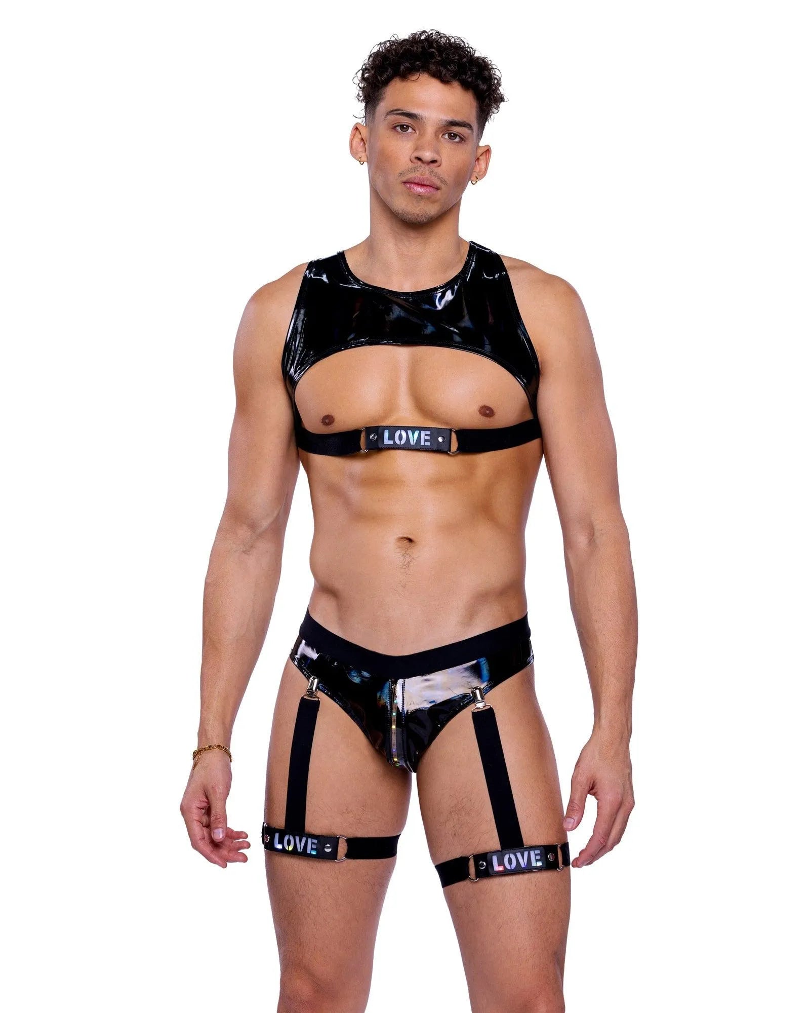 6507 - Pride Cropped Vinyl Top - Take A Peek