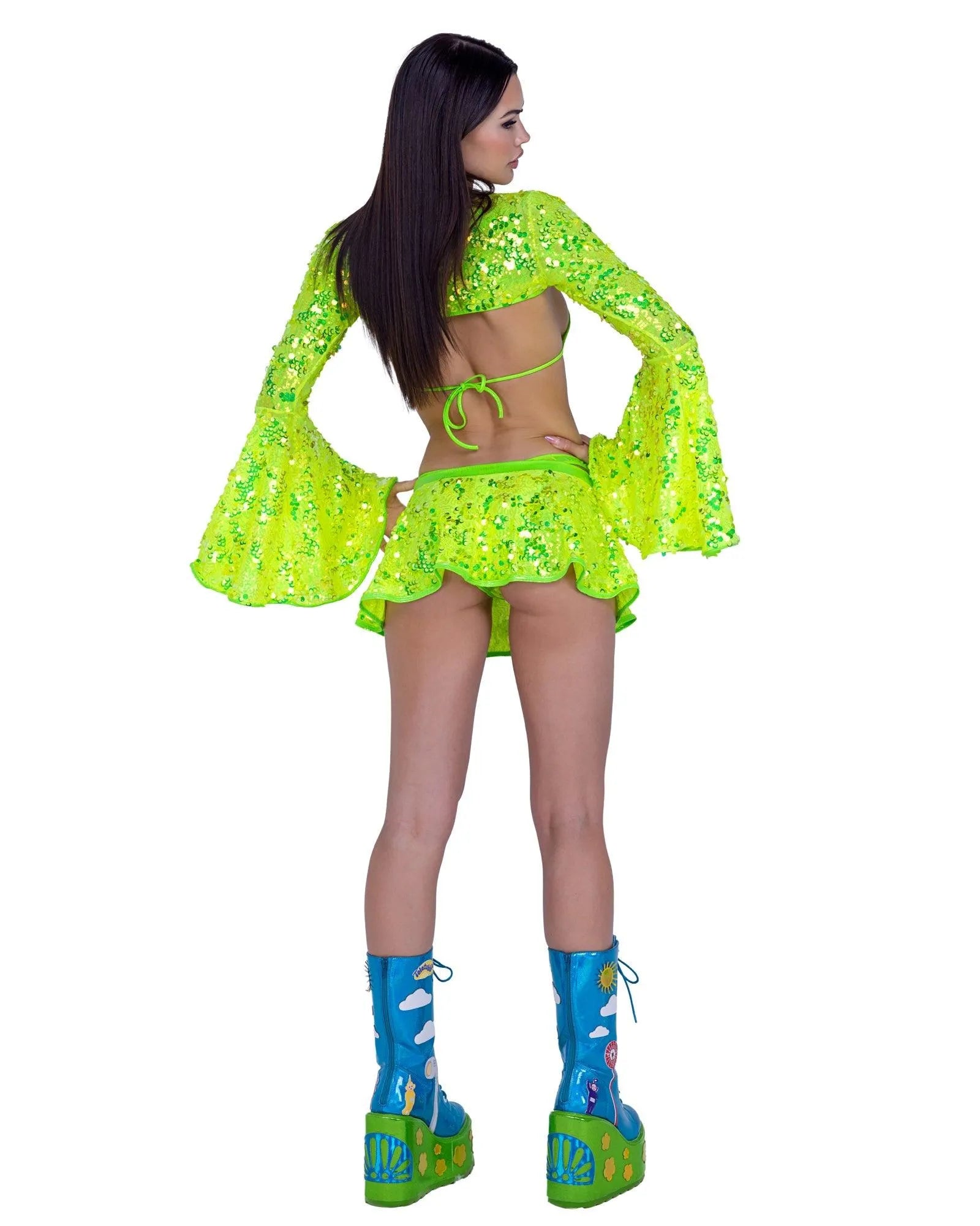 6413 - Sequin Bikini Top - Take A Peek
