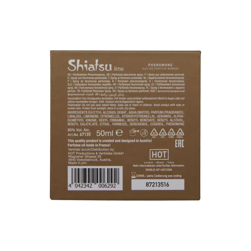 Shiatsu Pheromone Eau De Parfum Women - Lime - Take A Peek