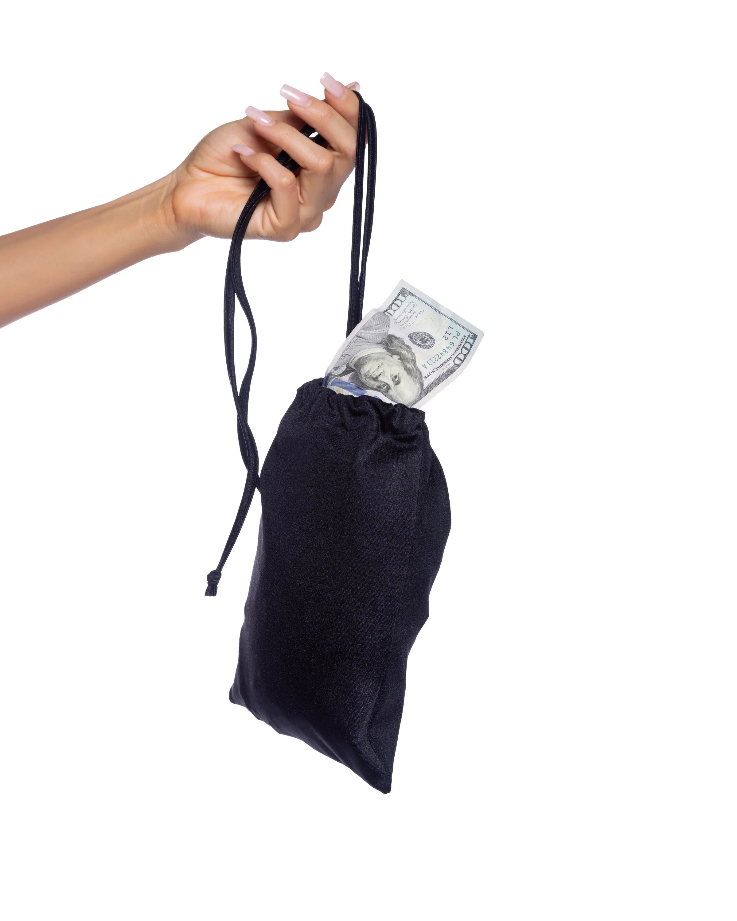 6731 - Spandex Iridescent Money Bag - Take A Peek