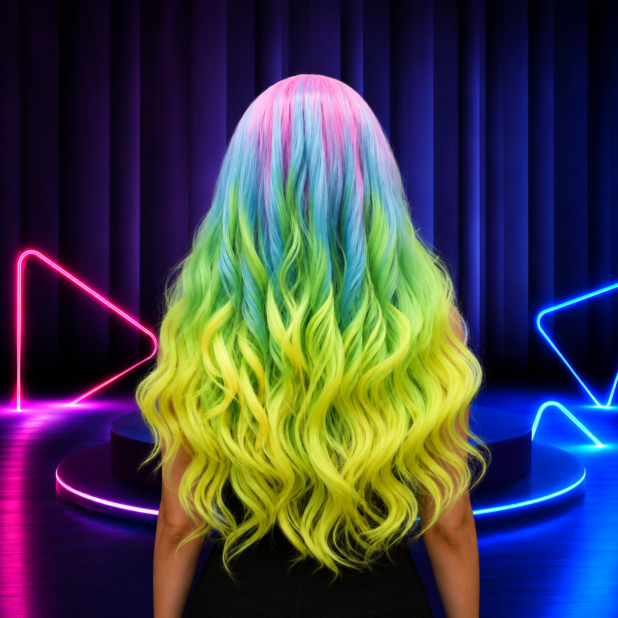 Premium lace front wig for drag queens in Australia with natural hairline and volume.
