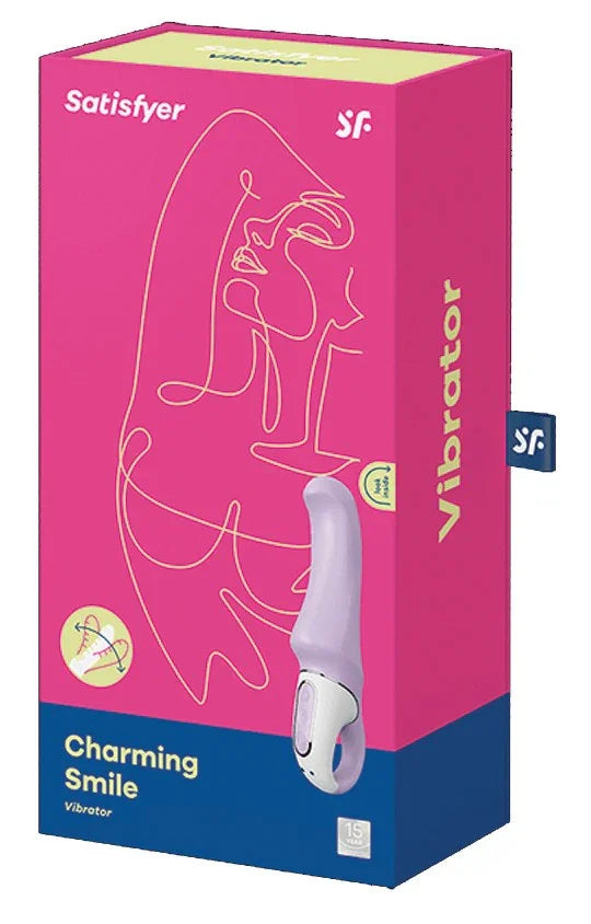 Satisfyer Vibes - Charming Smile - Lilac USB Rechargeable Vibrator - Take A Peek