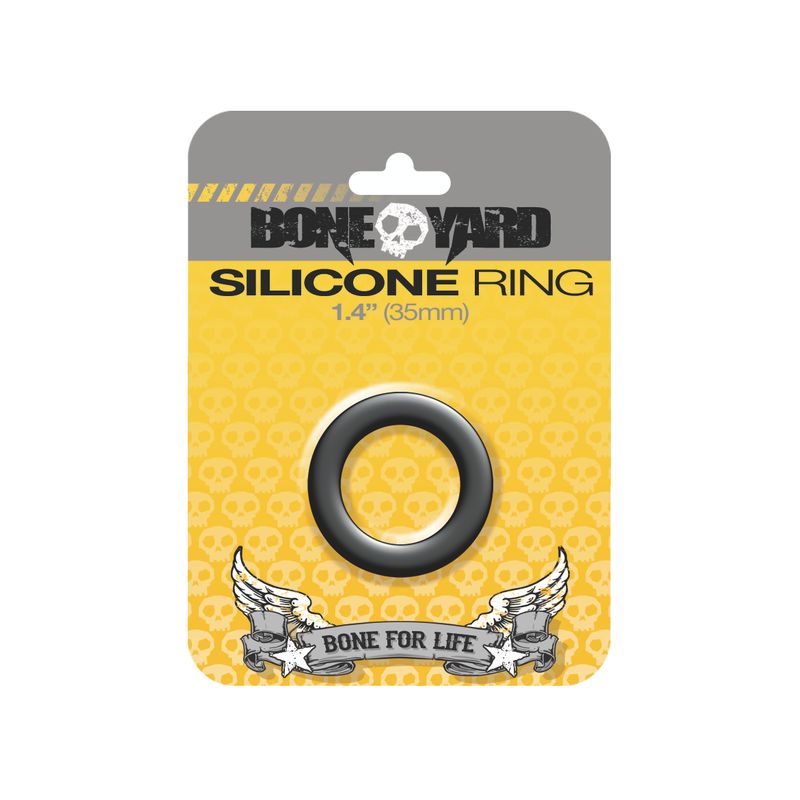 Boneyard Silicone Ring 5 Pc Kit Black
