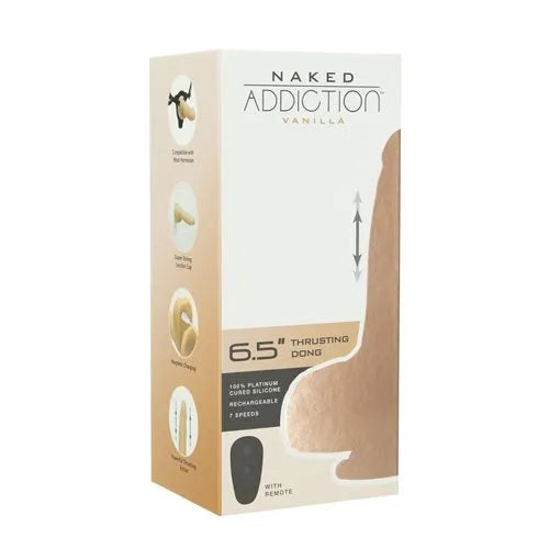 Naked Addiction 6.5" Thrusting Dong - Take A Peek
