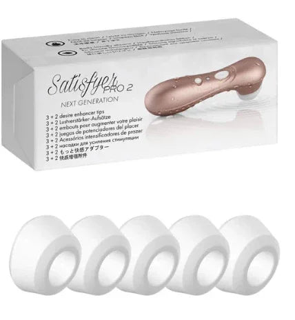 Satisfyer Pro 2 Climax Tips white - Take A Peek