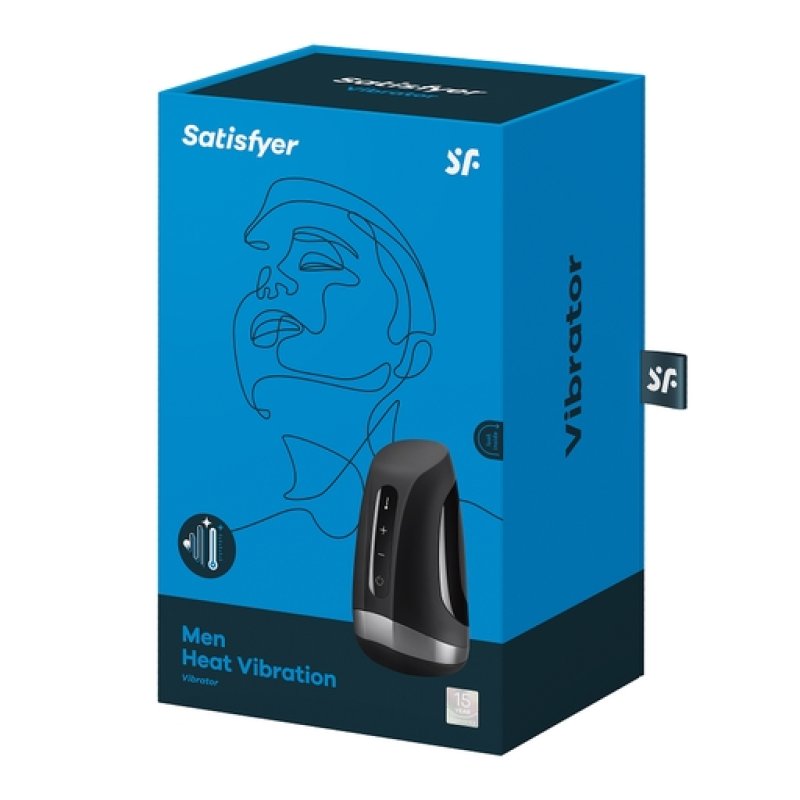 Satisfyer Men Heat Vibration Black 6C-9016372