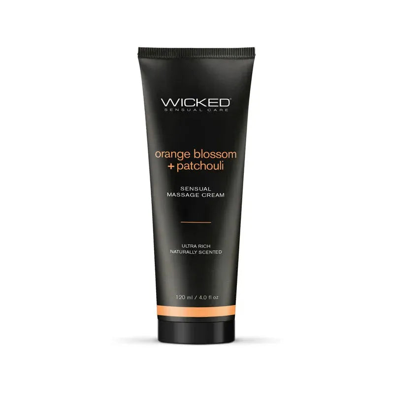 Wicked ORANGE BLOSSOM + PATCHOULI Sensual Massage Cream - Take A Peek