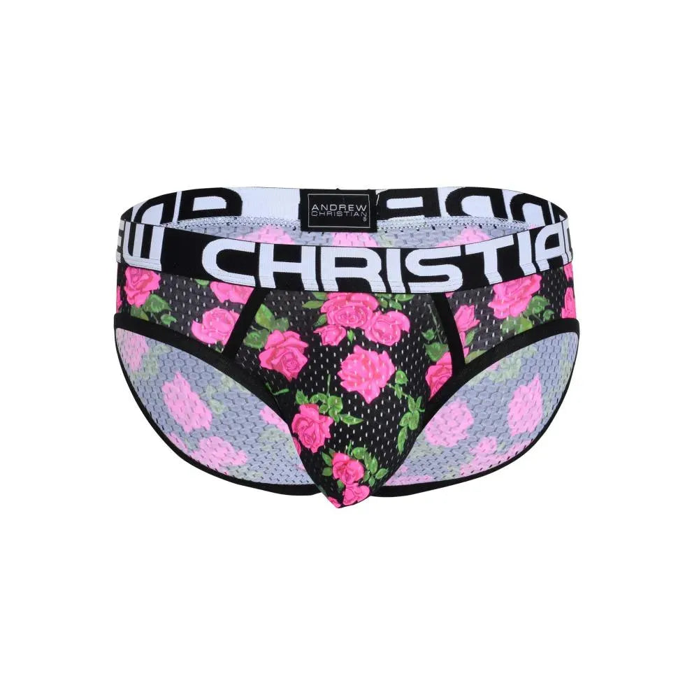 Floral Mesh Brief - Take A Peek