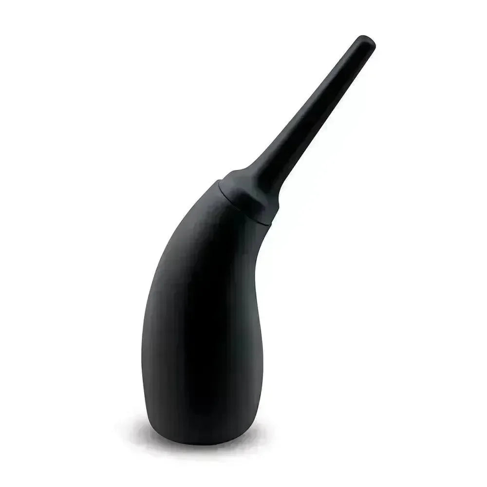 AquaClean Silicone 1-Way Valve Contoured Ergo Douche Set - 190 ml Capacity with Free Travel Douche Included - Take A Peek