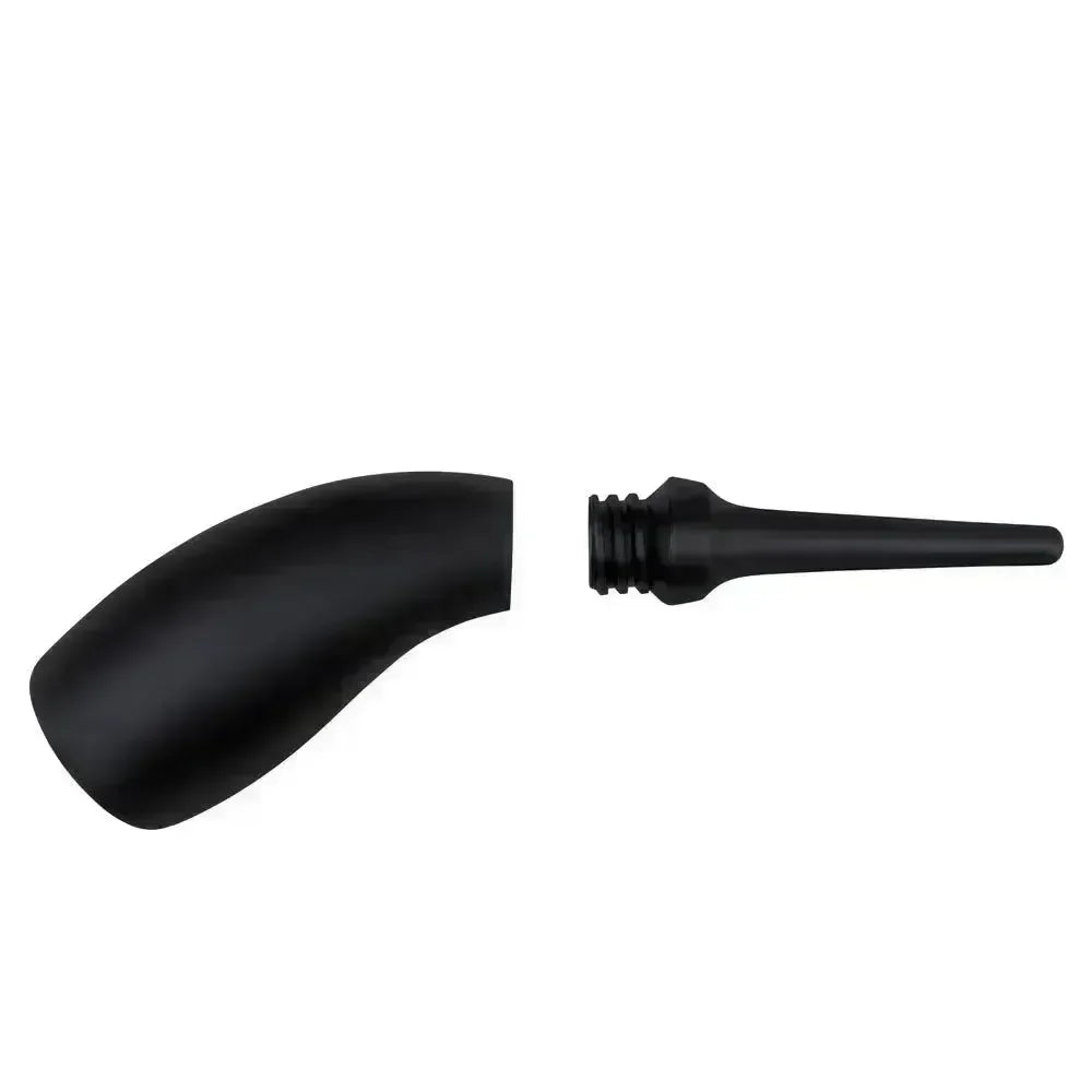 AquaClean Silicone 1-Way Valve Contoured Ergo Douche Set - 190 ml Capacity with Free Travel Douche Included - Take A Peek
