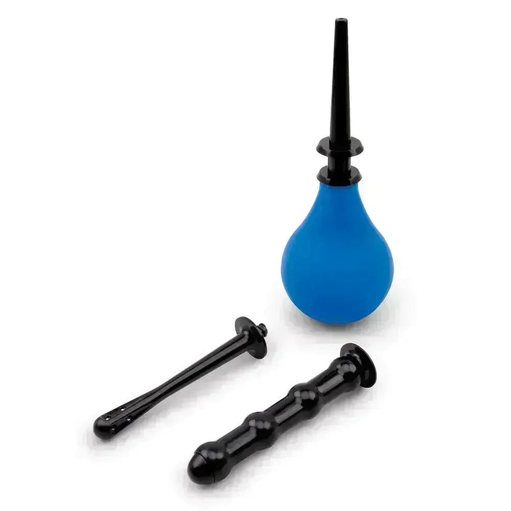 AquaClean 4 Piece Douche Set with Interchangeable Nozzles - 220 ml Capacity with Free Travel Douche Included - Take A Peek
