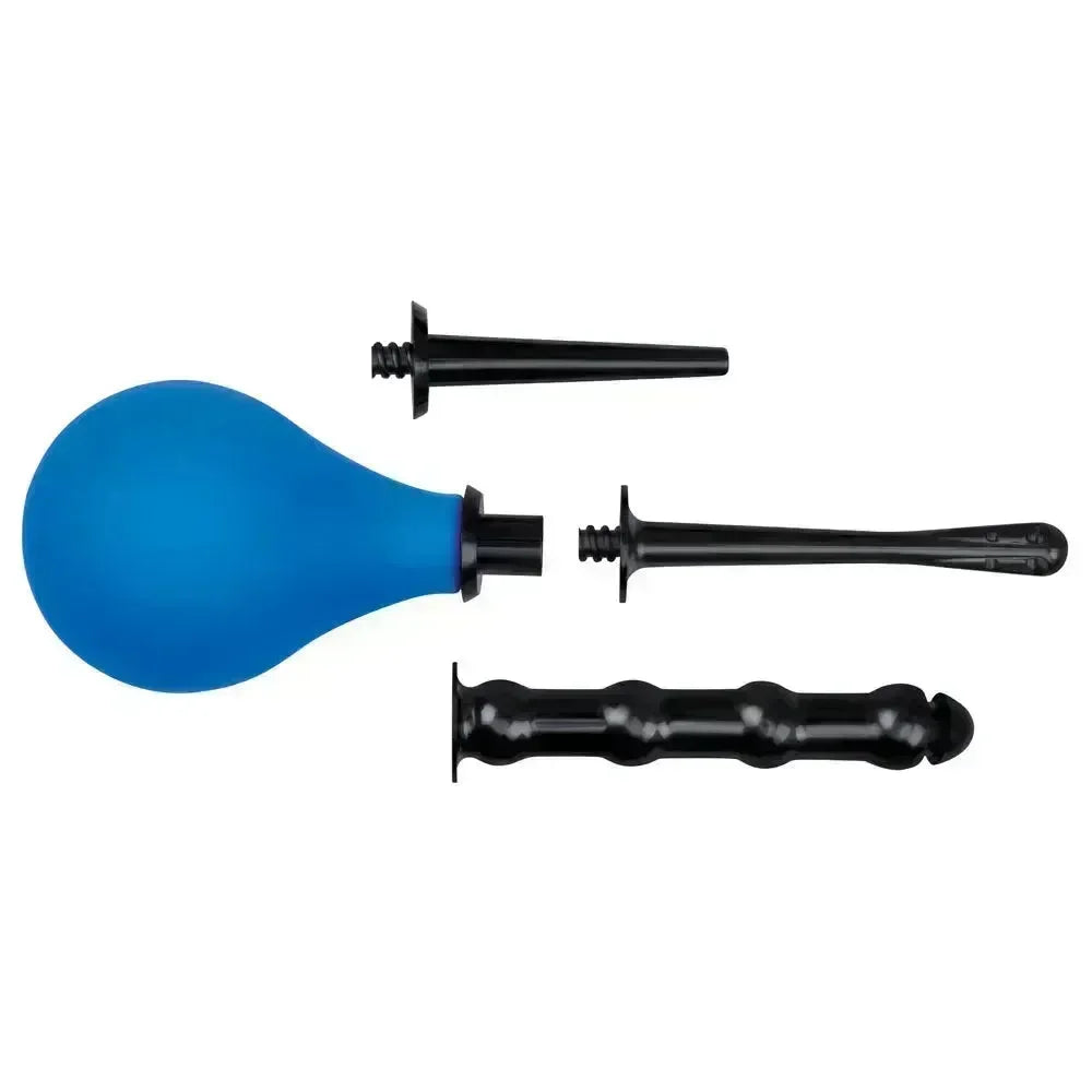 AquaClean 4 Piece Douche Set with Interchangeable Nozzles - 220 ml Capacity with Free Travel Douche Included - Take A Peek