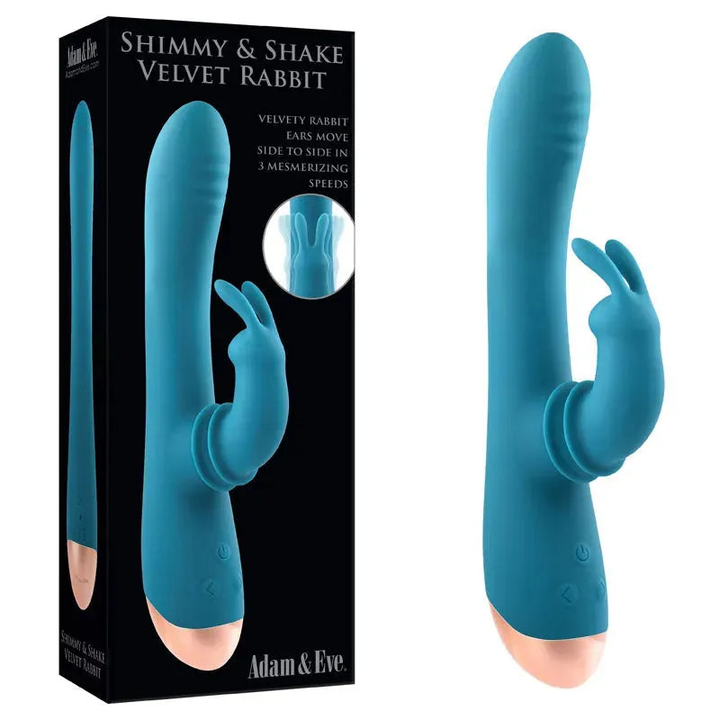 Adam & Eve SHIMMY & SHAKE VELVET RABBIT - Take A Peek