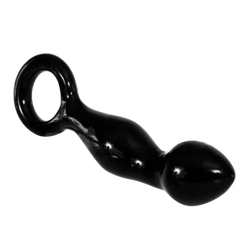Adam & Eve ADAMS GLASS PROSTATE MASSAGER - Take A Peek