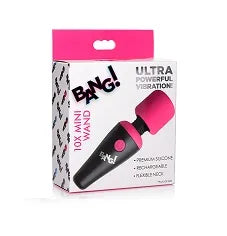 BANG!10X Vibrating Mini Silicone Wand - Pink - Take A Peek