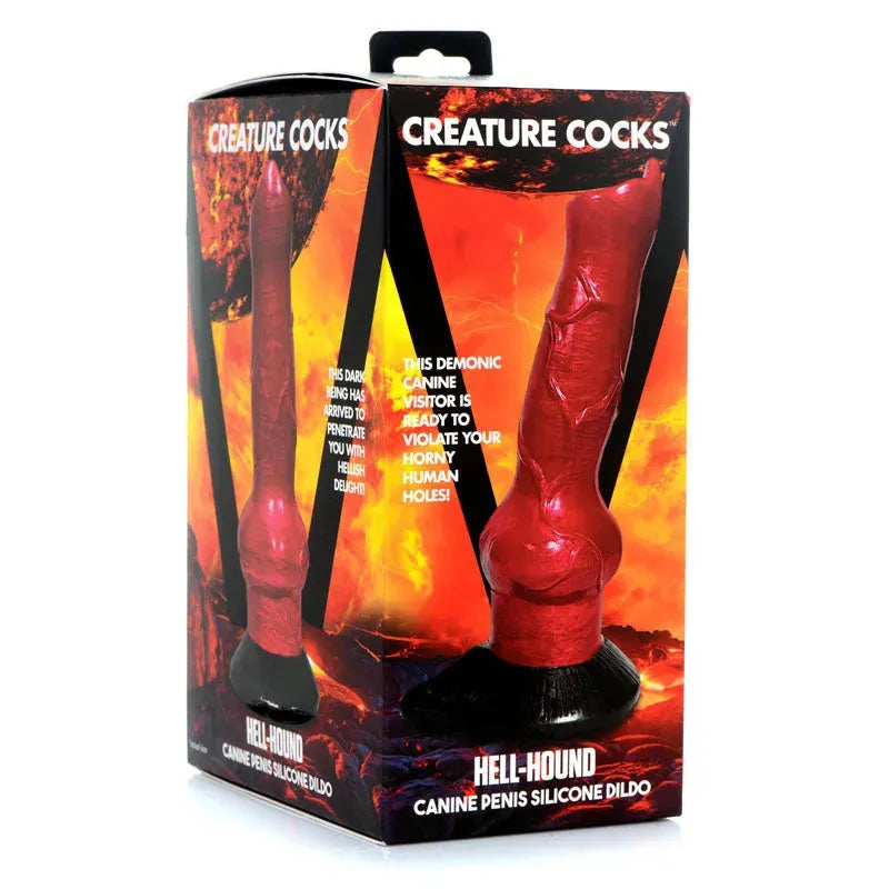 Creature Cocks Hell-Hound Canine Penis Silicone Dildo - Take A Peek