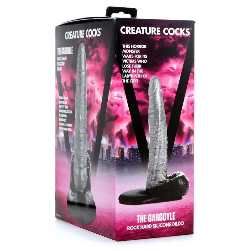 Creature Cocks The Gargoyle Rock Hard Silicone Dildo - Take A Peek