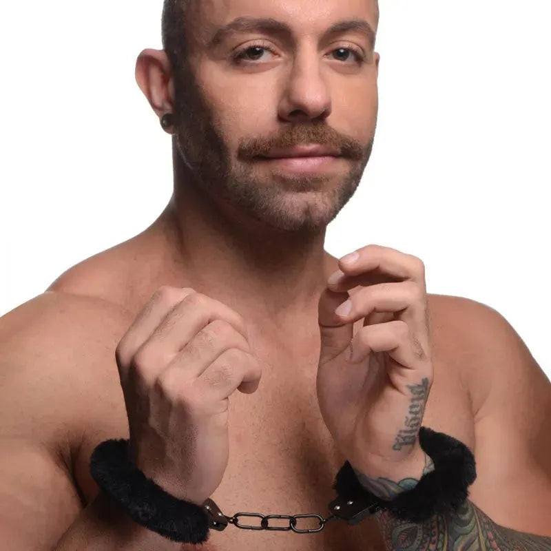 Master Series Cuffed in Fur - Take A Peek