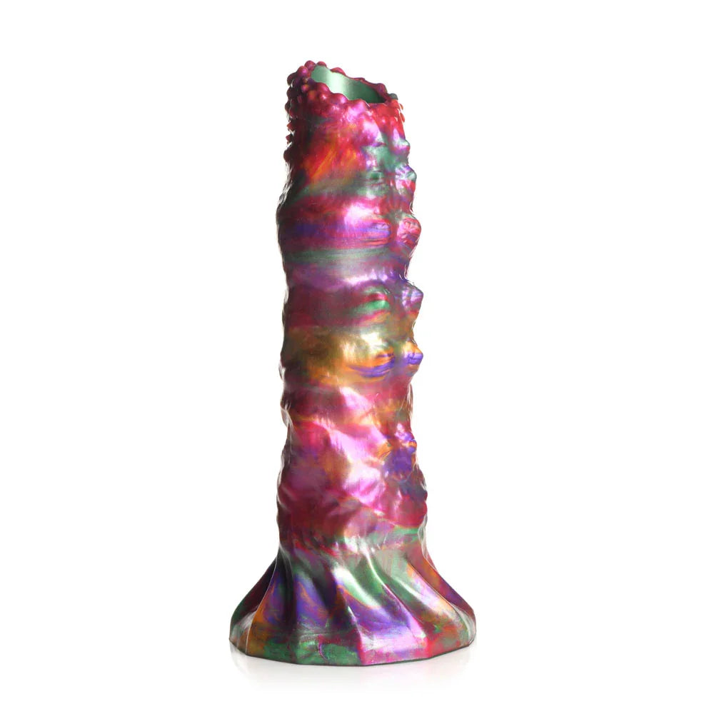 Creature Cocks Larva Silicone Dildo - 22.9 cm Fantasy Dildo with Eggs - Take A Peek