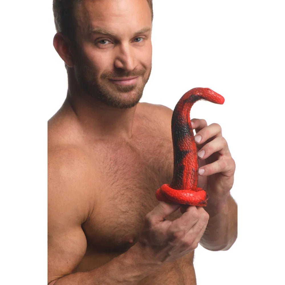 Creature Cocks King Cobra Silicone Dildo - 21.4 cm Fantasy Dildo - Take A Peek