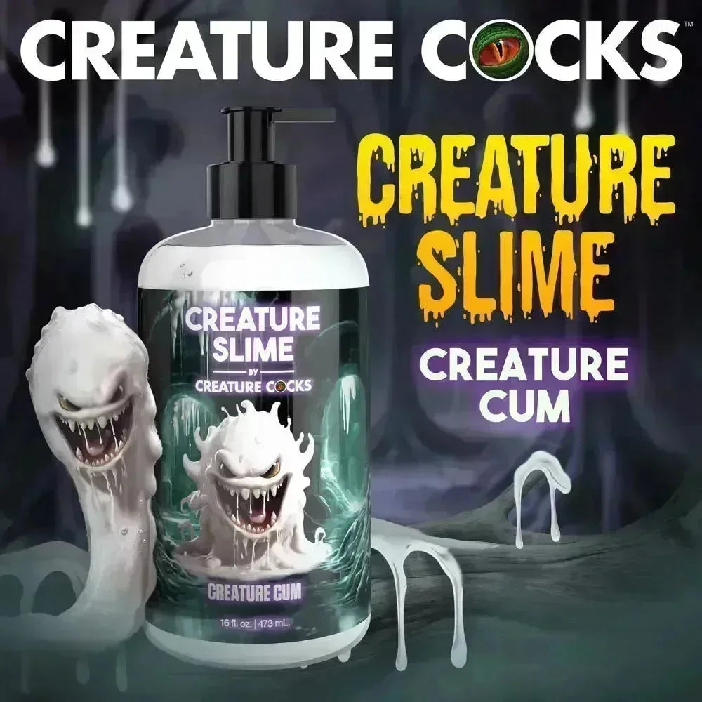 Creature Slime by Creature Cocks - Creature Cum - Cum Lubricant - 473 ml Pump Bottle - Take A Peek