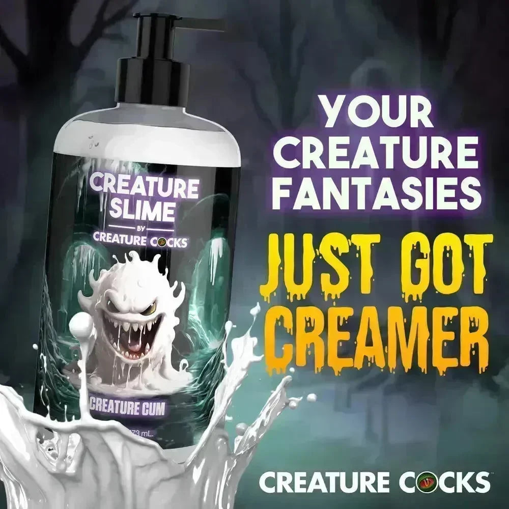 Creature Slime by Creature Cocks - Creature Cum - Cum Lubricant - 473 ml Pump Bottle - Take A Peek