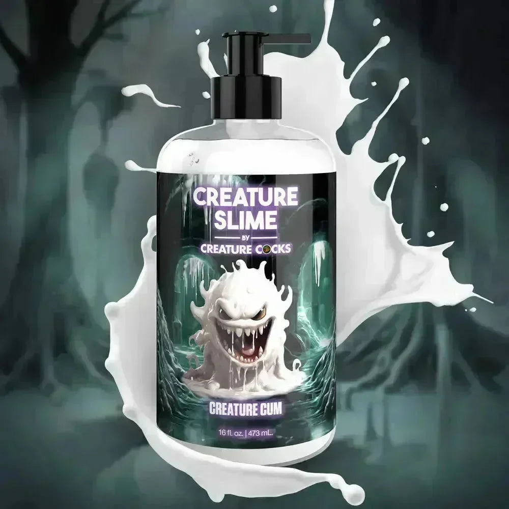 Creature Slime by Creature Cocks - Creature Cum - Cum Lubricant - 473 ml Pump Bottle - Take A Peek