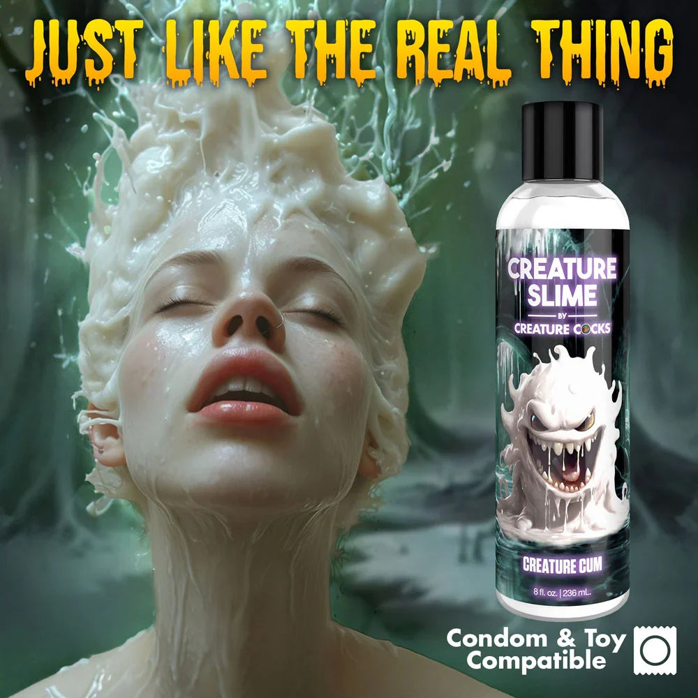 Creature Slime by Creature Cocks - Creature Cum - Cum Lubricant - 236 ml Pump Bottle - Take A Peek