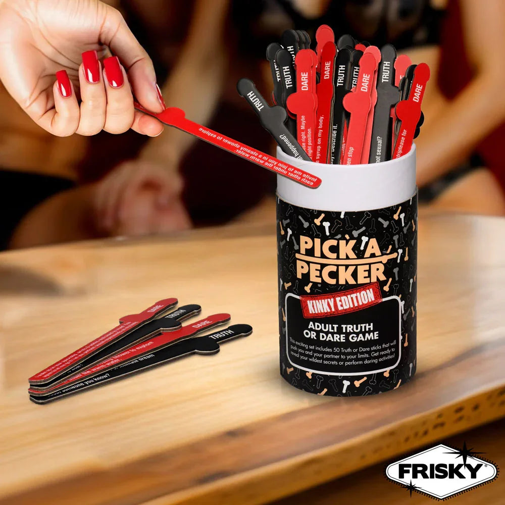 Frisky Pick A Pecker - Kinky Edition - Adult Truth Or Dare Game - Take A Peek