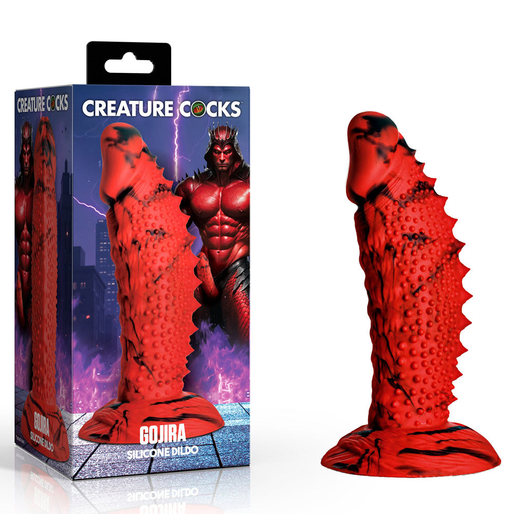 Creature Cocks Gojira - /Black 18.5 cm Fantasy Dildo - Take A Peek