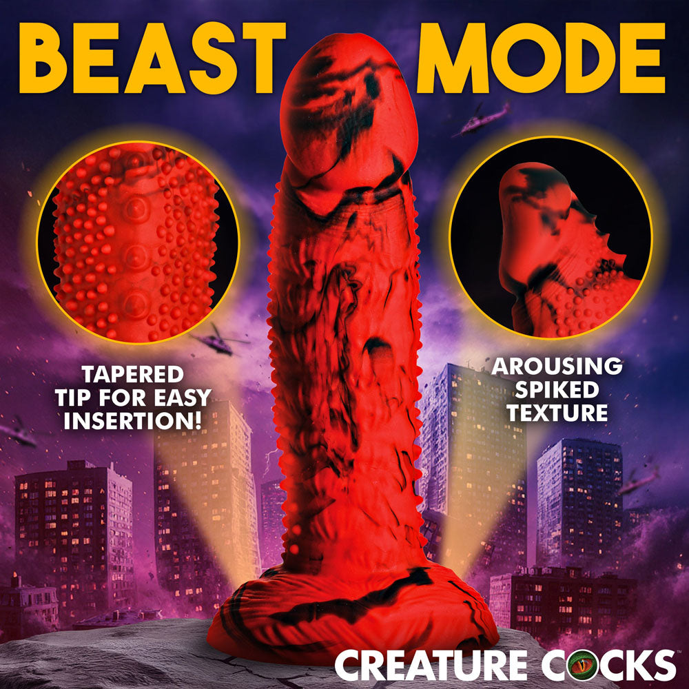 Creature Cocks Gojira - /Black 18.5 cm Fantasy Dildo - Take A Peek